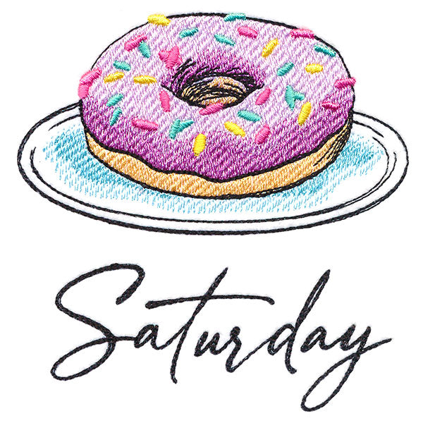 Donut with Sprinkles on Saturday