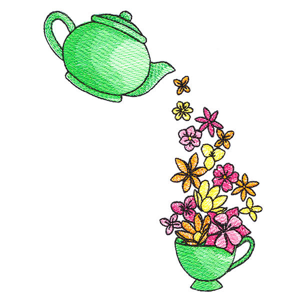 Pouring Petals Teapot