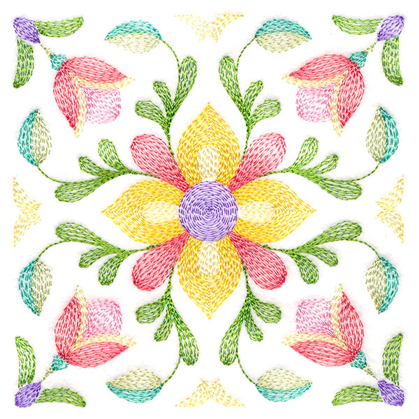 Blossoming Details Square