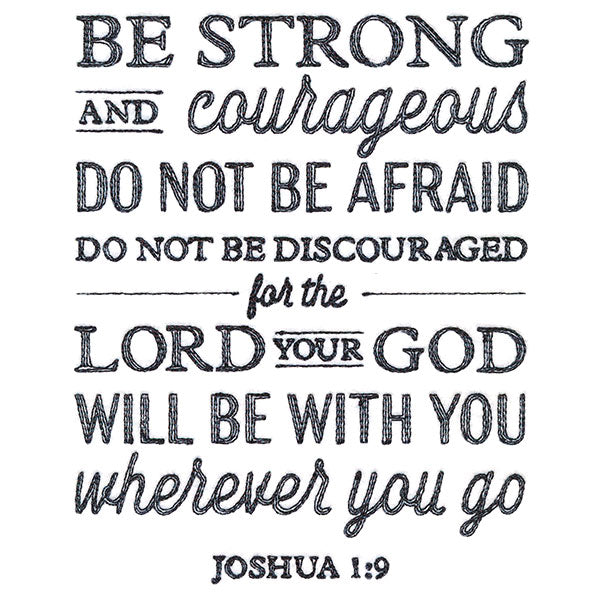 Joshua 1:9 Scripture