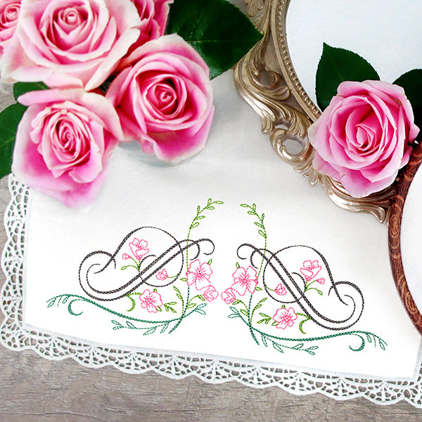 Blooming Calligraphic Corner