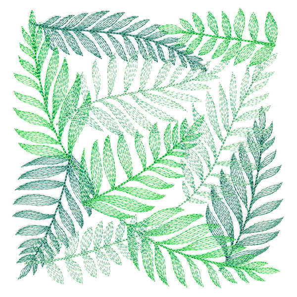 Tropical Fern Square
