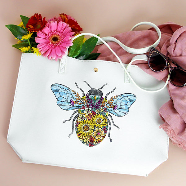 Buzzing Bee in Flowers