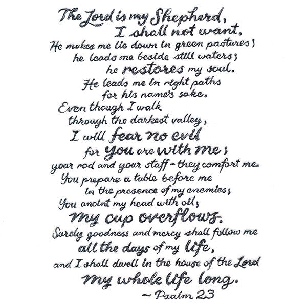 Psalm 23 Scripture