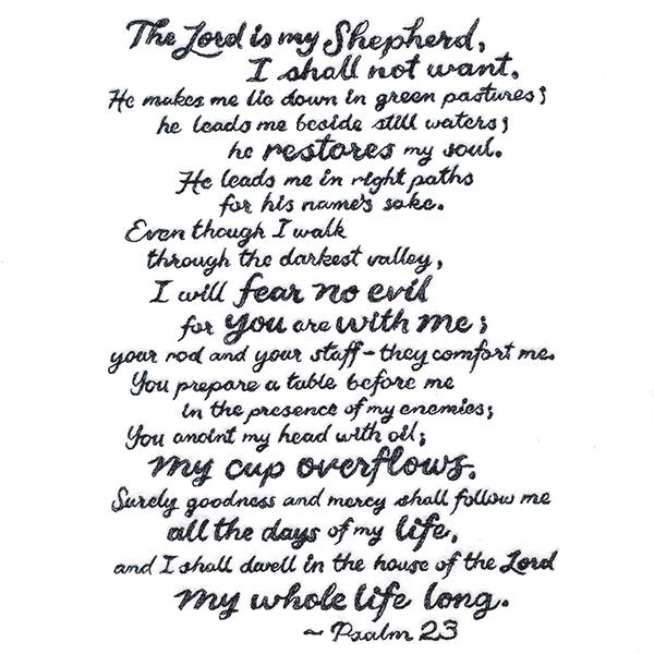Psalm 23 Scripture