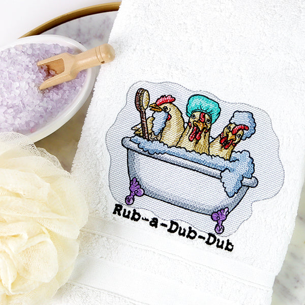 Rub-a-Dub-Dub Chickens