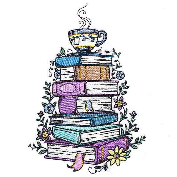 Your Cup of Tea Book Stack