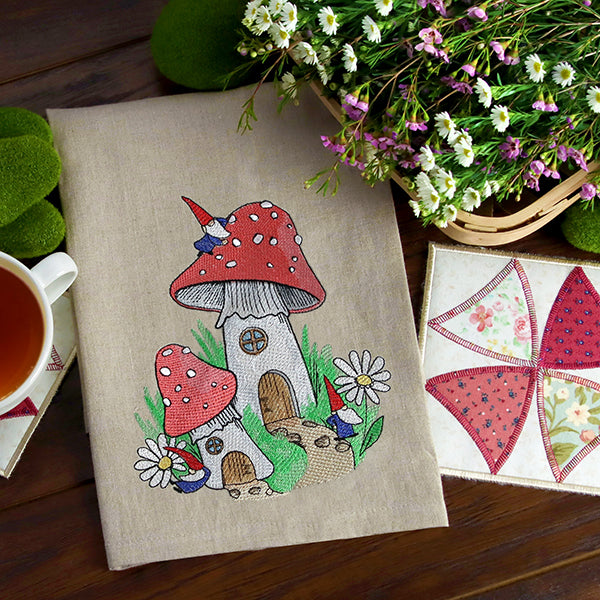 Gnome Sweet Gnome Toadstool House