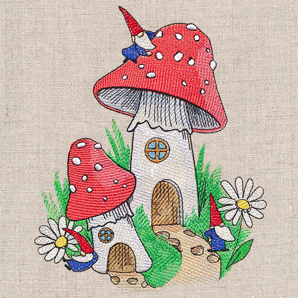 Gnome Sweet Gnome Toadstool House