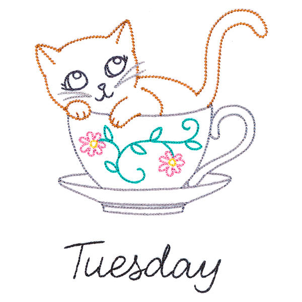 Cottage Kitty on Tuesday (Vintage)