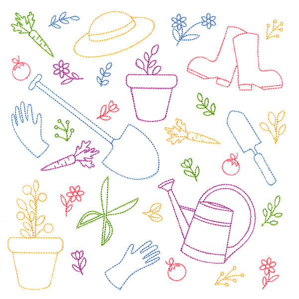 Gardening Fun Square