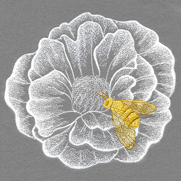 Elegance in Bloom Bee