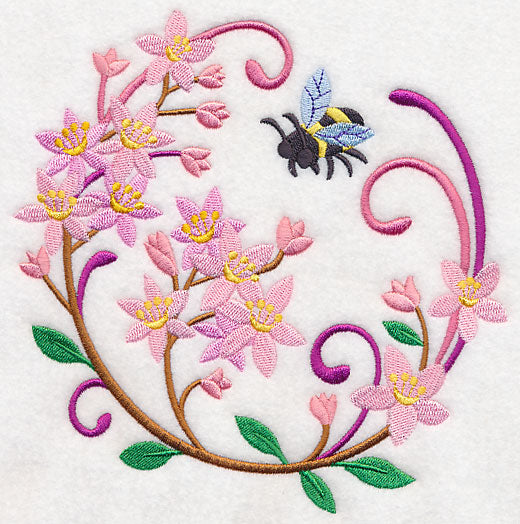 Let It Bee Flower Wreath