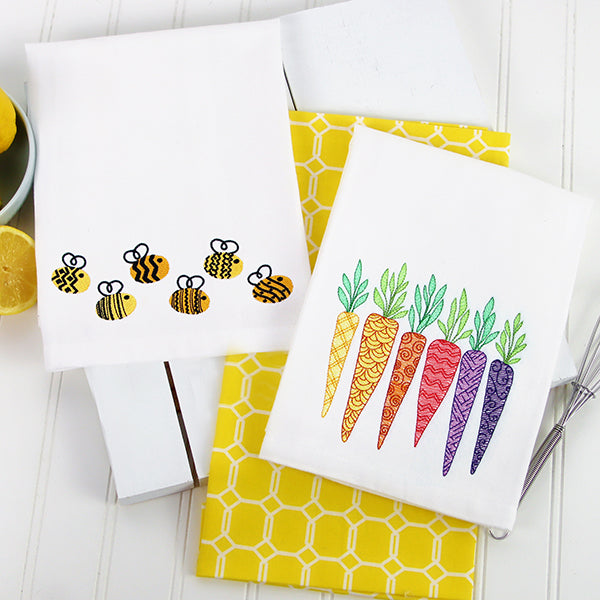 Rooting For You Carrots Border