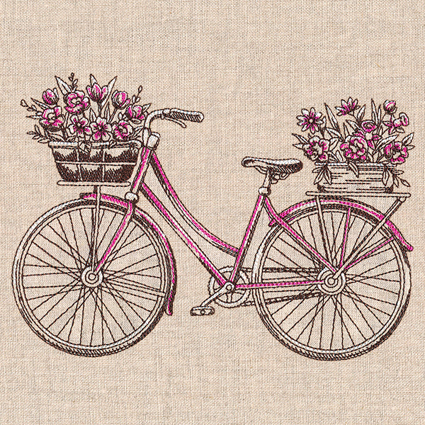 Market Bicycle - Fresh Blooms