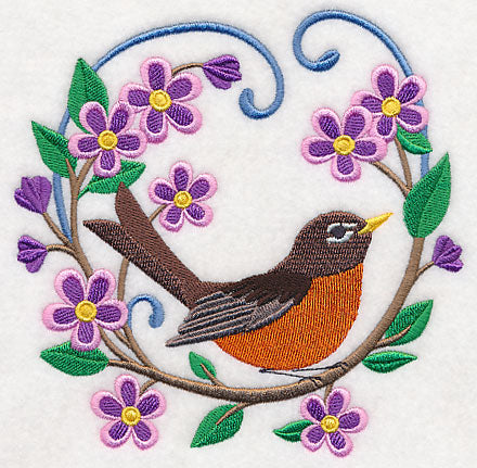 Early Bird Flower Wreath