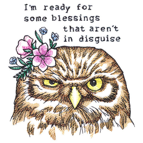 I'm Ready For Blessings Owl