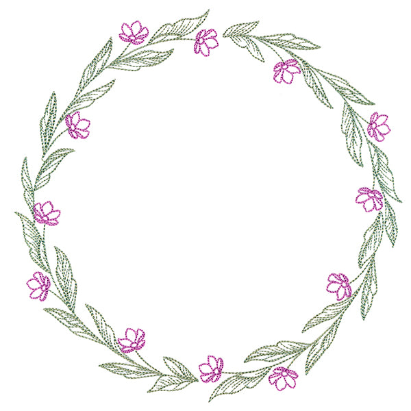 Delicate Blossoms Wreath