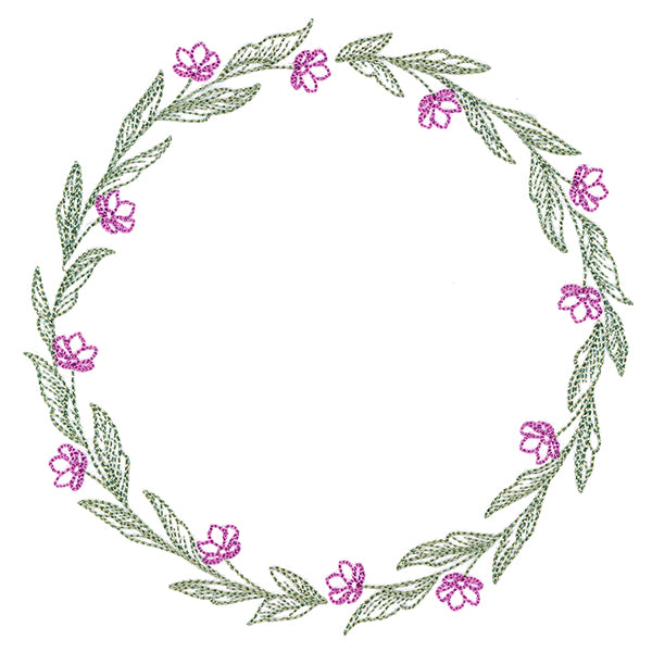 Delicate Blossoms Wreath