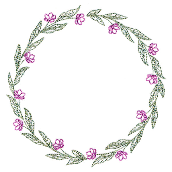 Delicate Blossoms Wreath
