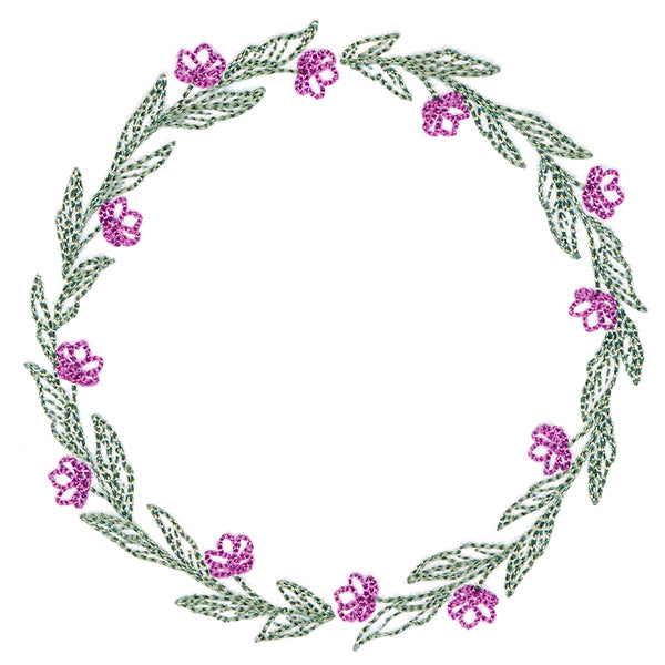 Delicate Blossoms Wreath