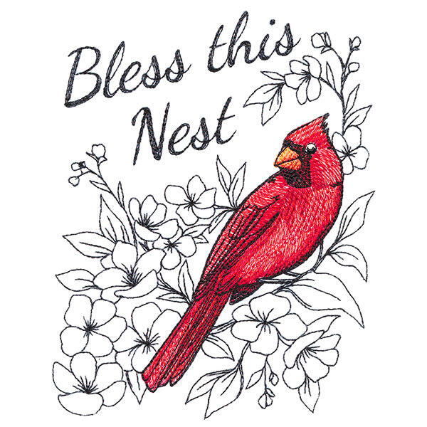 Bless This Nest Cardinal
