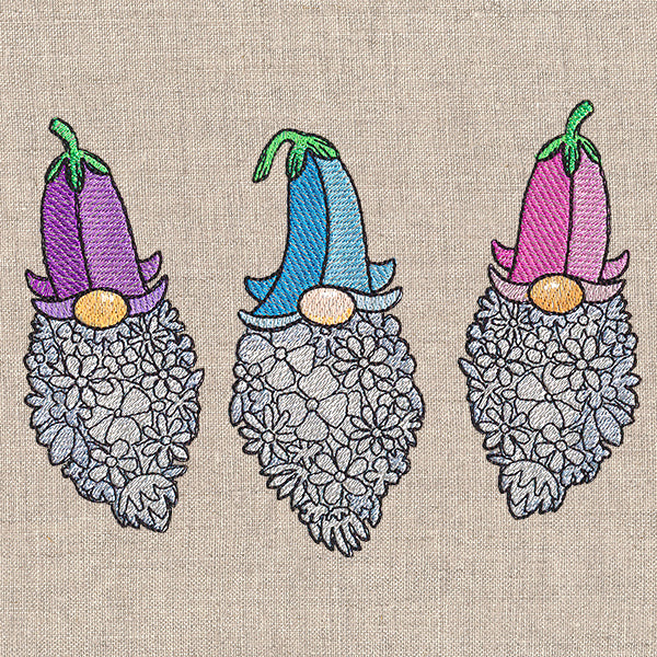 Garden Glory Gnomes Trio