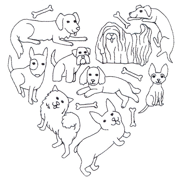 I Woof You Dog Heart