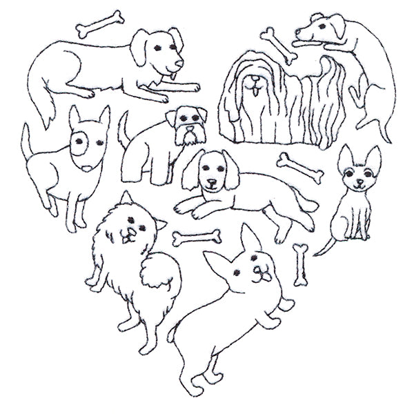 I Woof You Dog Heart