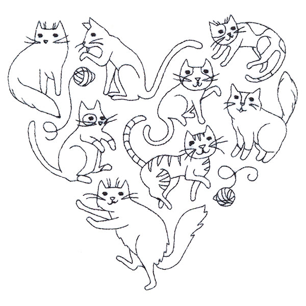 I Love You Meowy Much Cat Heart