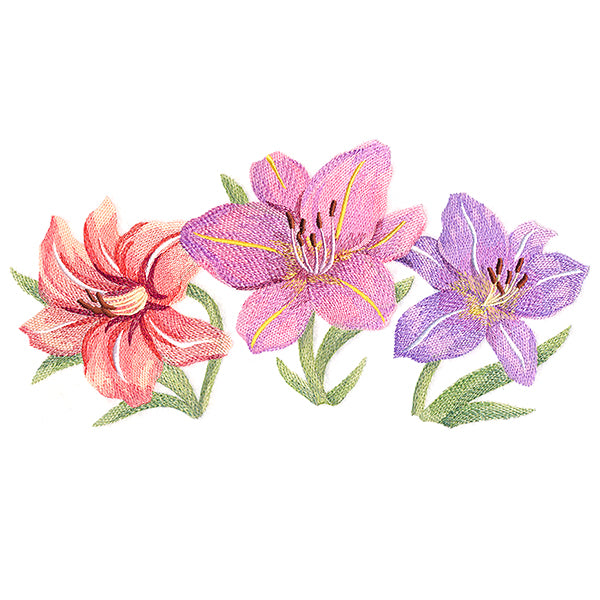 Daylilies in Watercolor