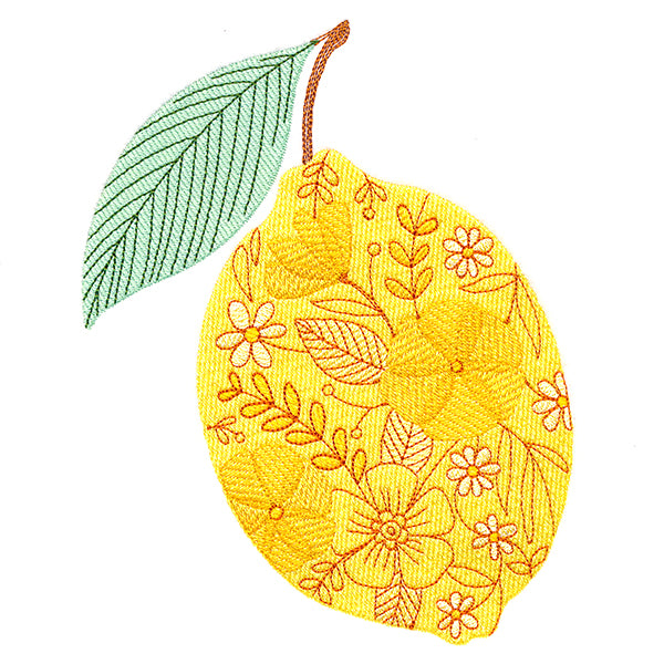 Stitch of Blooms Lemon