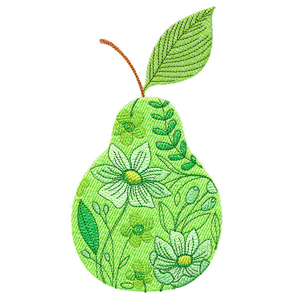 Stitch of Blooms Pear