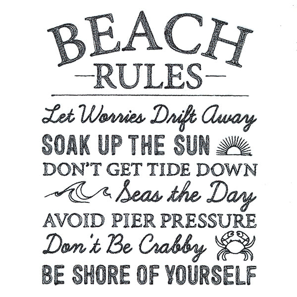 Beach Rules