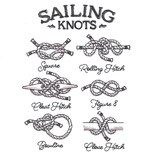 Sailing Knots Chart