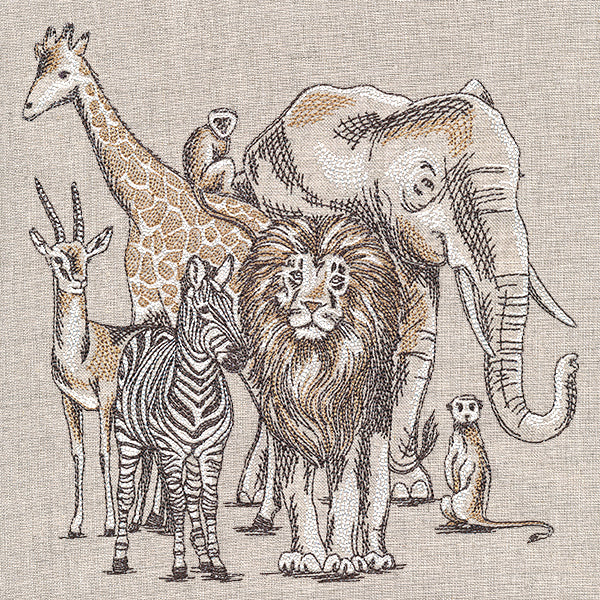 Wild Safari Animal Medley