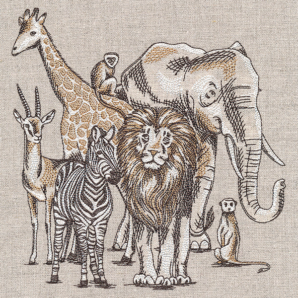 Wild Safari Animal Medley