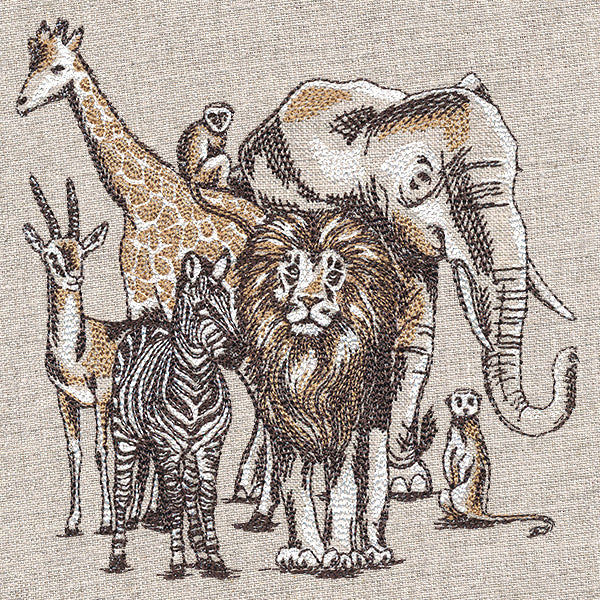 Wild Safari Animal Medley