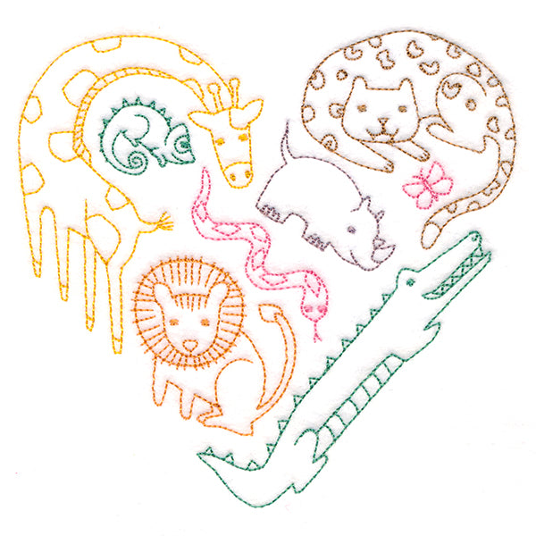 I'm Wild for You Safari Heart