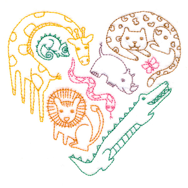 I'm Wild for You Safari Heart