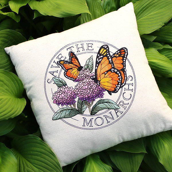 Monarch & Milkweed Stamp