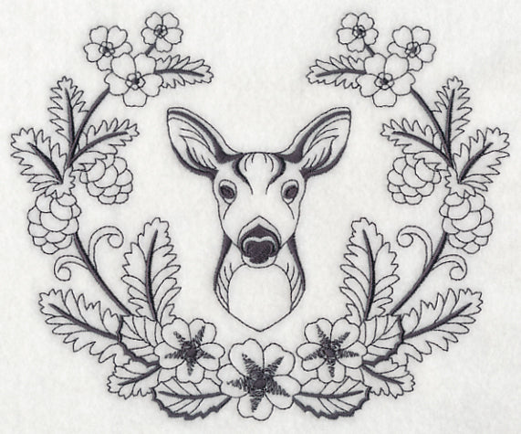 Deer Doe and Woodsy Laurel