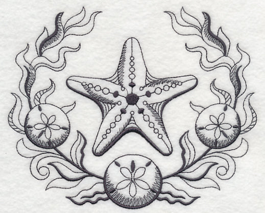 Starfish and Seaweed Laurel