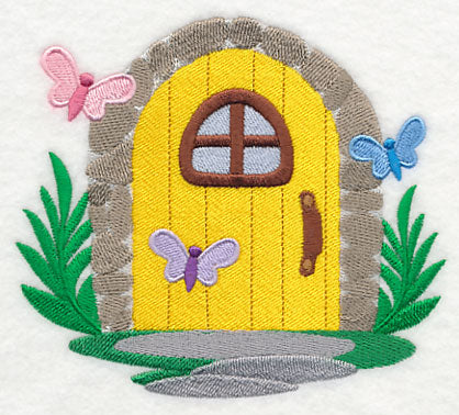 Fairy Door with Butterflies