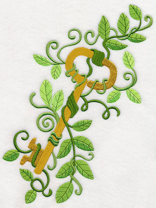 Enchanted Key in Leafy Vines