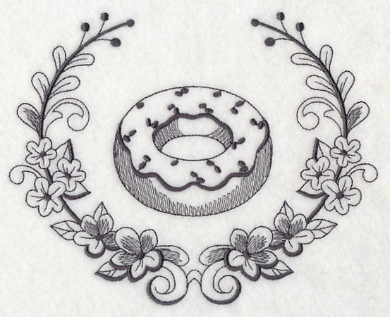 Donut and Sugar Flower Laurel