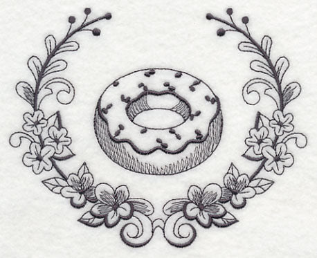 Donut and Sugar Flower Laurel