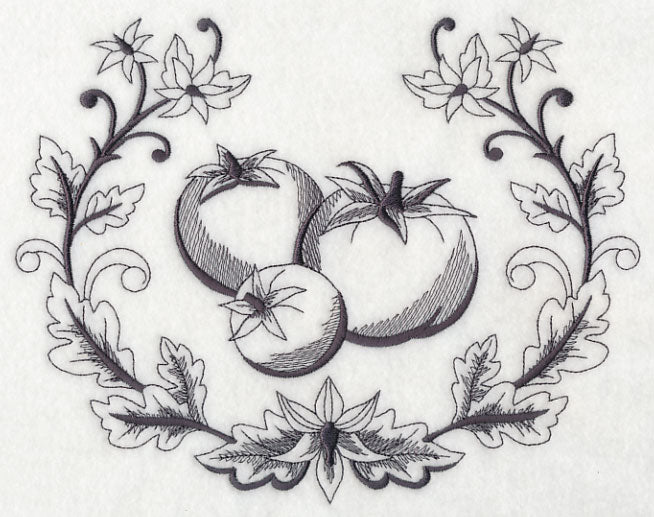 Tomato and Blossoms Laurel