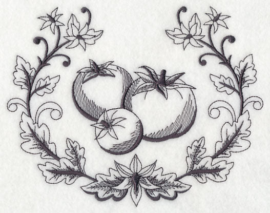 Tomato and Blossoms Laurel