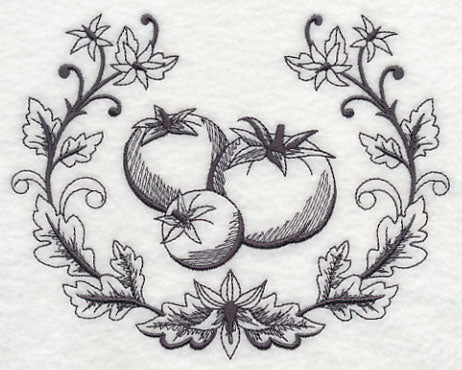 Tomato and Blossoms Laurel